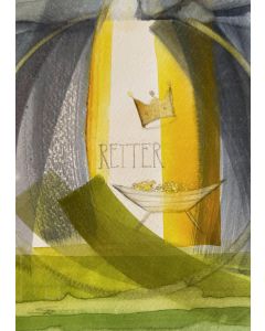 Postkarte 'Retter' 12x