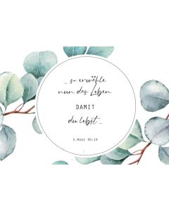 Postkarte '... so erwähle nun das Leben, damit du lebst... 5