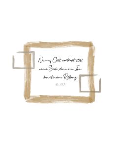 Postkarte 'Nur auf Gott vertraut still meine Seele, denn von