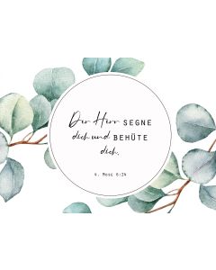 Postkarte 'Der Herr segne dich und behüte dich! 4. Mose 6,24