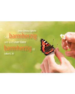 Poster A4 'Jesus Christus spricht: Seid barmherzig wie auch