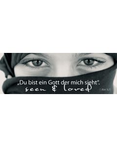 Lesezeichen 'Du bist ein Gott der mich sieht. 1. Mose 16,13'