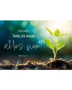 Poster A3 'Gott spricht: Siehe, ich mache alles..'