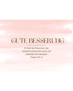 Postkarte 'Gute Besserung'