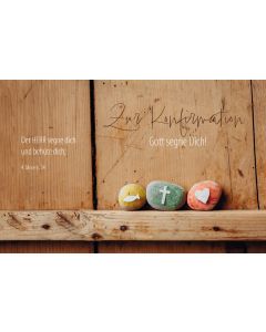Faltkarte 'Zur Konfirmation - Gott segne dich!'