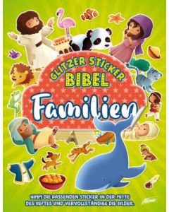 Glitzer Sticker Bibel - Familien