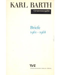 Karl Barth Gesamtausgabe