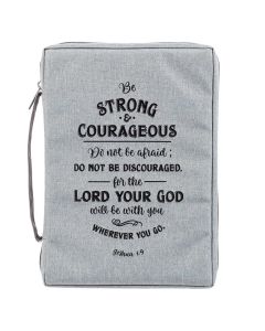 Bibelhülle L klassisch „be strong“ Josua 1:9