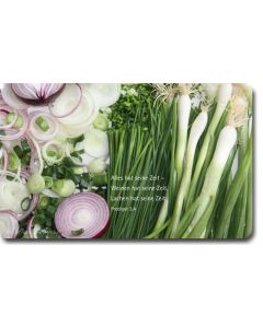 Vesperbrettchen / Frühstücksbrettchen Zwiebel