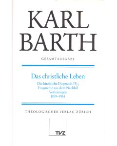 Karl Barth Gesamtausgabe