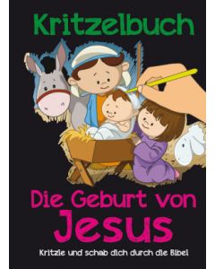 Die Geburt von Jesus (Weihnachten) - Kritzelbuch