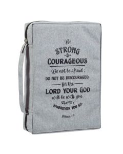 Bibelhülle M klassisch „be strong“ Josua 1:9