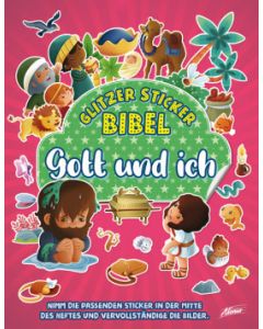 Glitzer Sticker Bibel - Gott und ich