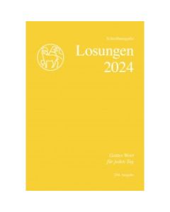 Losungen 2024 - Schreibausgabe (Schweizer Ausgabe - gelb)