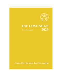 Losungen 2026 - Schreibausgabe (Schweizer Ausgabe - gelb)