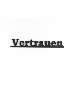 Sprüche aus Metall - Vertrauen